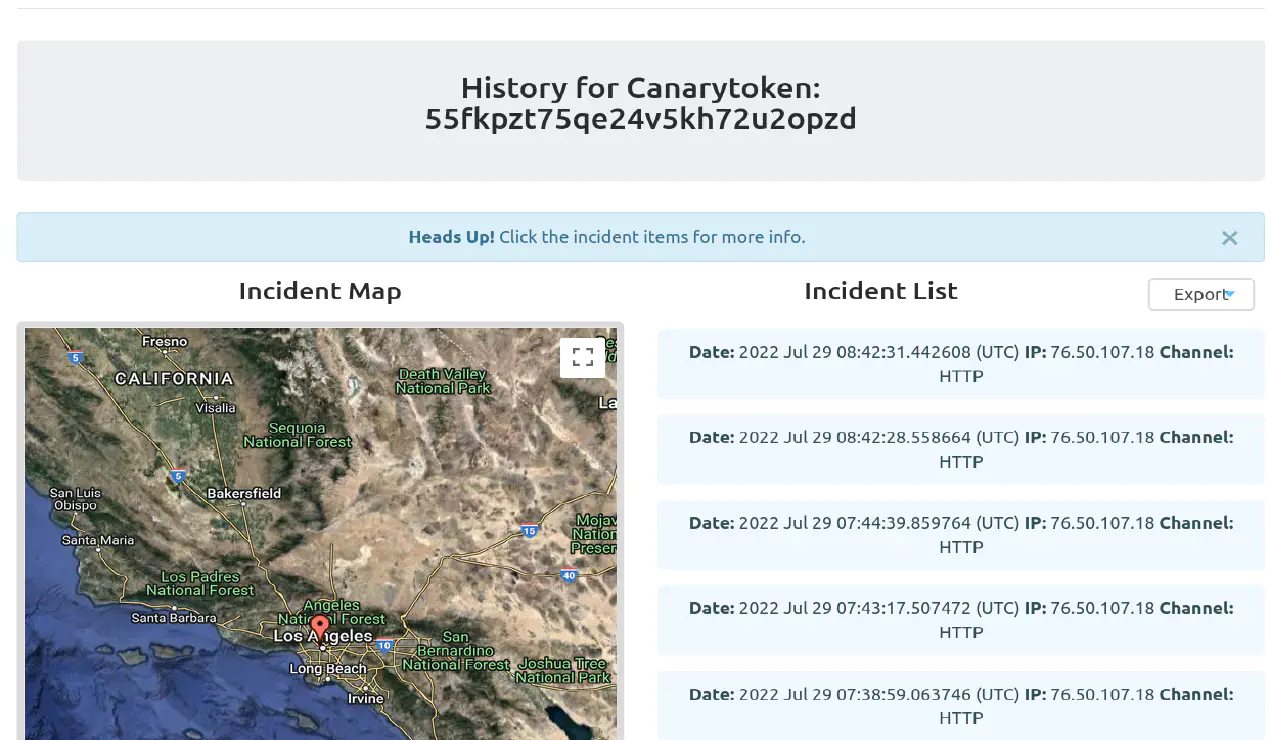 Easy Data Exfiltration with CanaryTokens